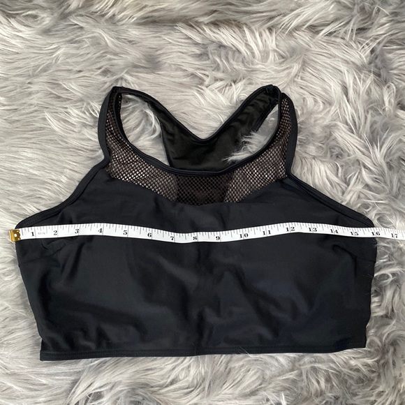 Bathing suit top mesh insert swim separates - Picture 5 of 5